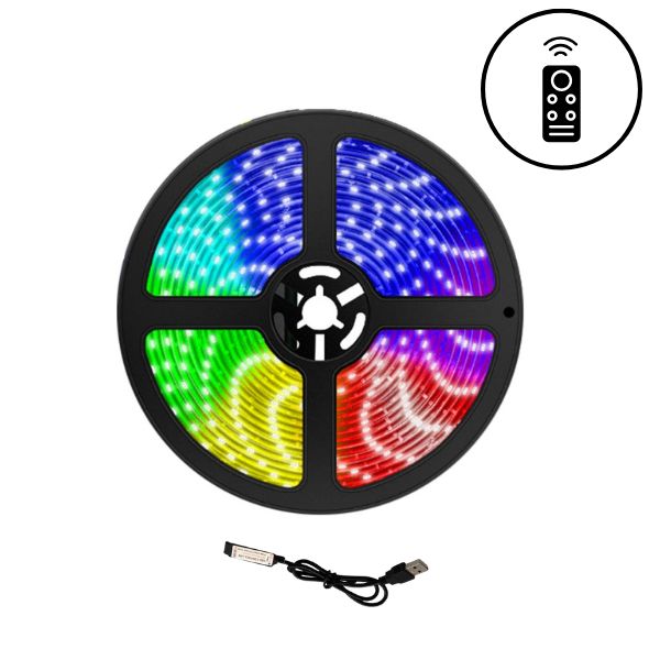 Taśma LED XTRIKE ME HT-5050 B3 RGB Bluetooth 3 m front